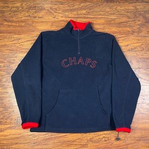 Chaps 1/4 zip fleece pullover